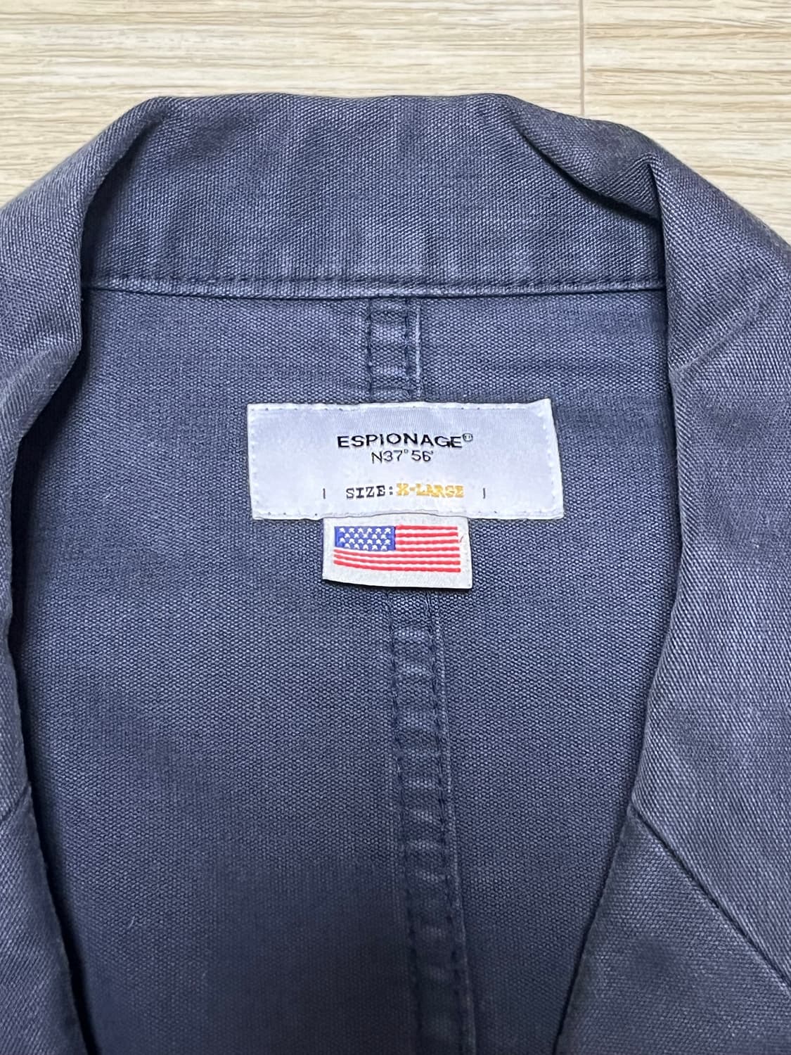 에스피오나지 백사틴 워크자켓 네이비 컬러 m 상품이미지2