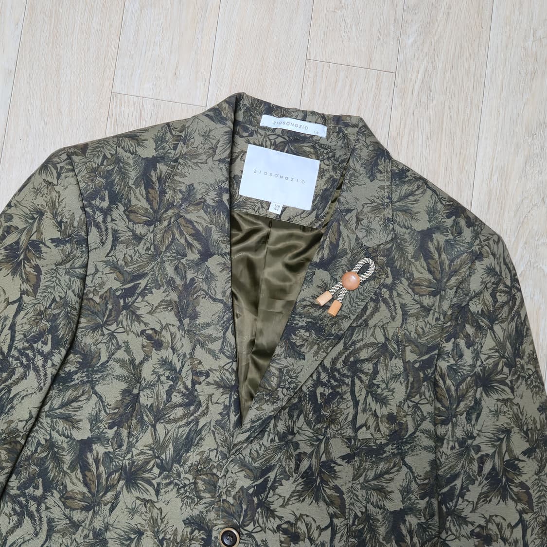 ZIO SONGZIO 면혼방 패턴 자켓 상품이미지2