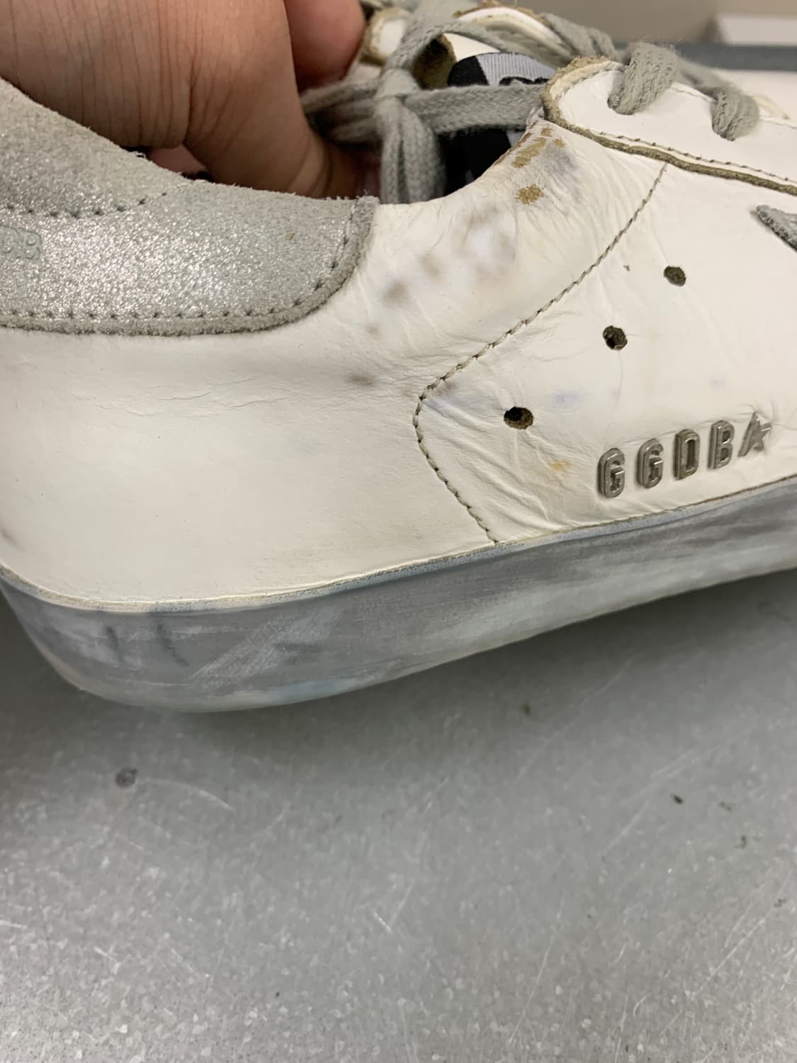 골든구스 슈퍼스타 화이트 그레이 37(235) 상품이미지6