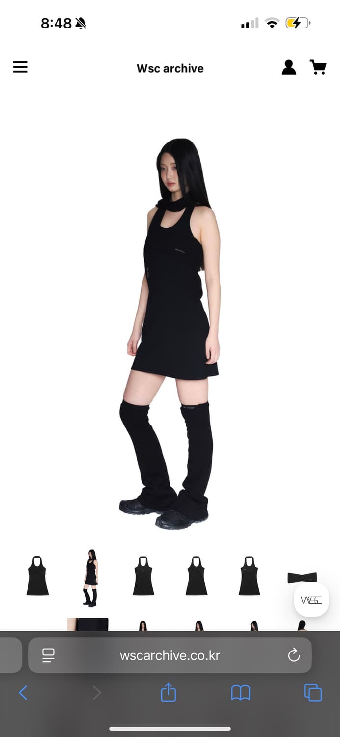 Layered heart halter dress 레이어드 홀터 원피스  상품이미지2