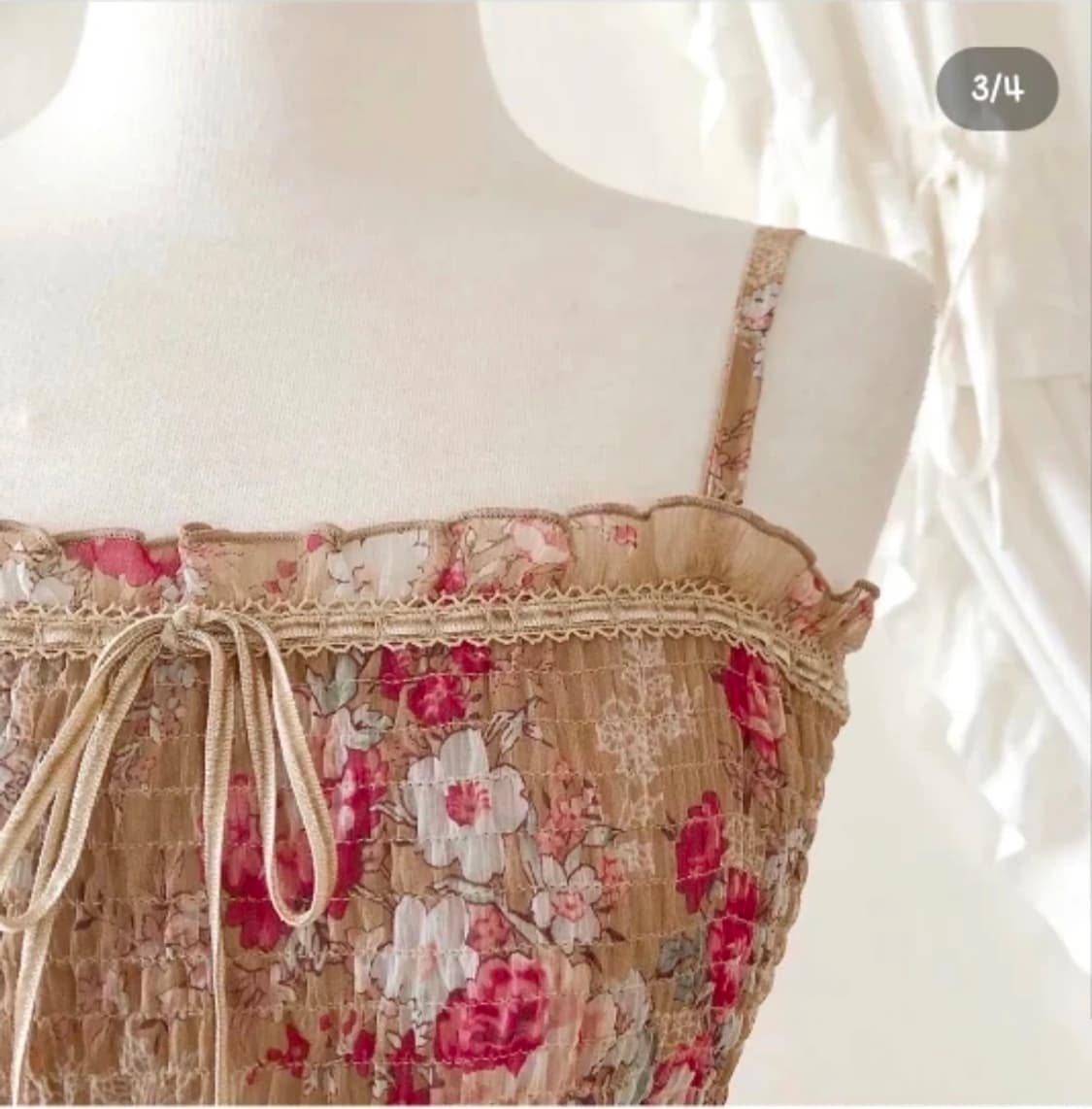 빈티지앤 플라워 원피스 빈티지 스커트 상품이미지3