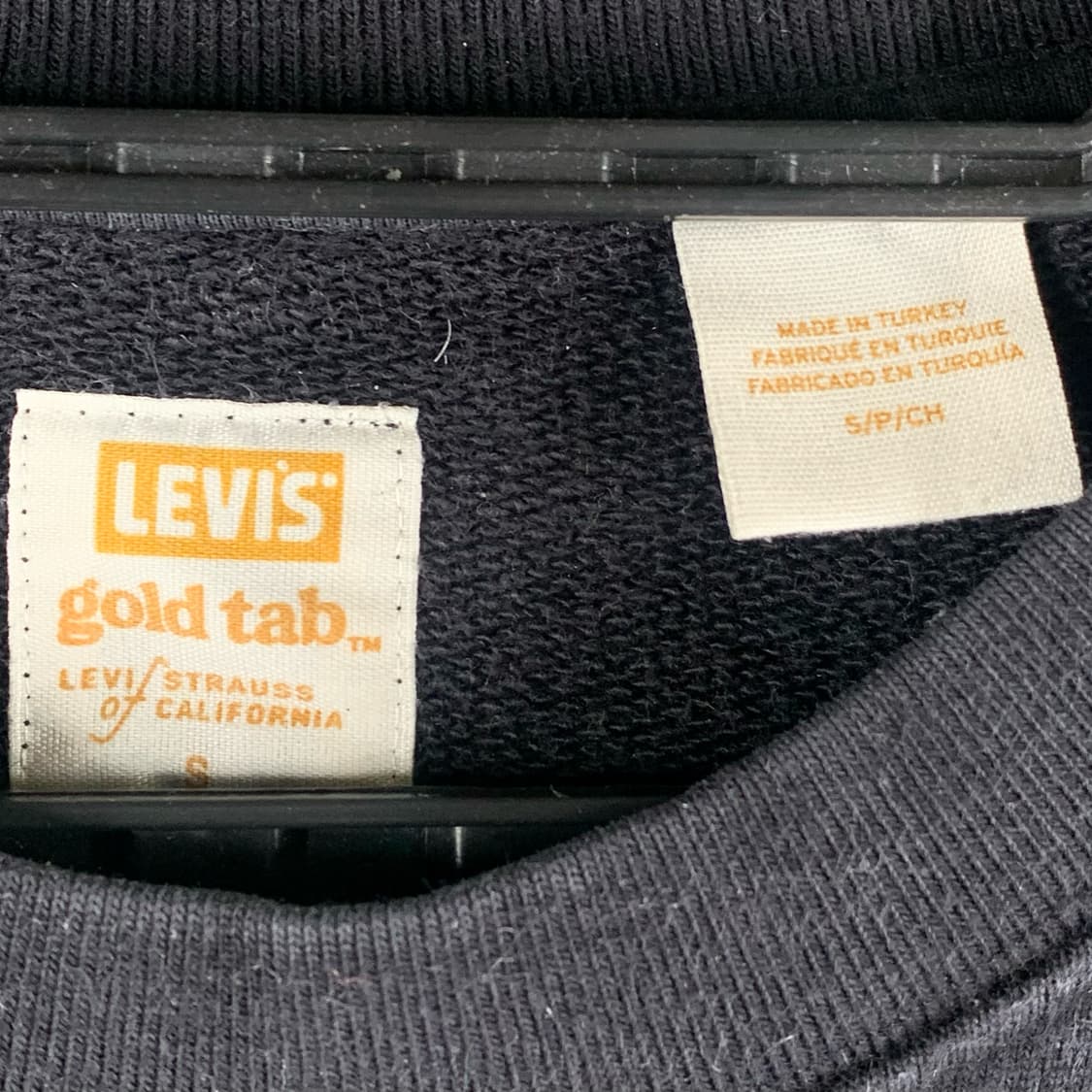 [표기 S, 실측 M] 리바이스 골드탭 맨투맨 스웻셔츠 상품이미지4