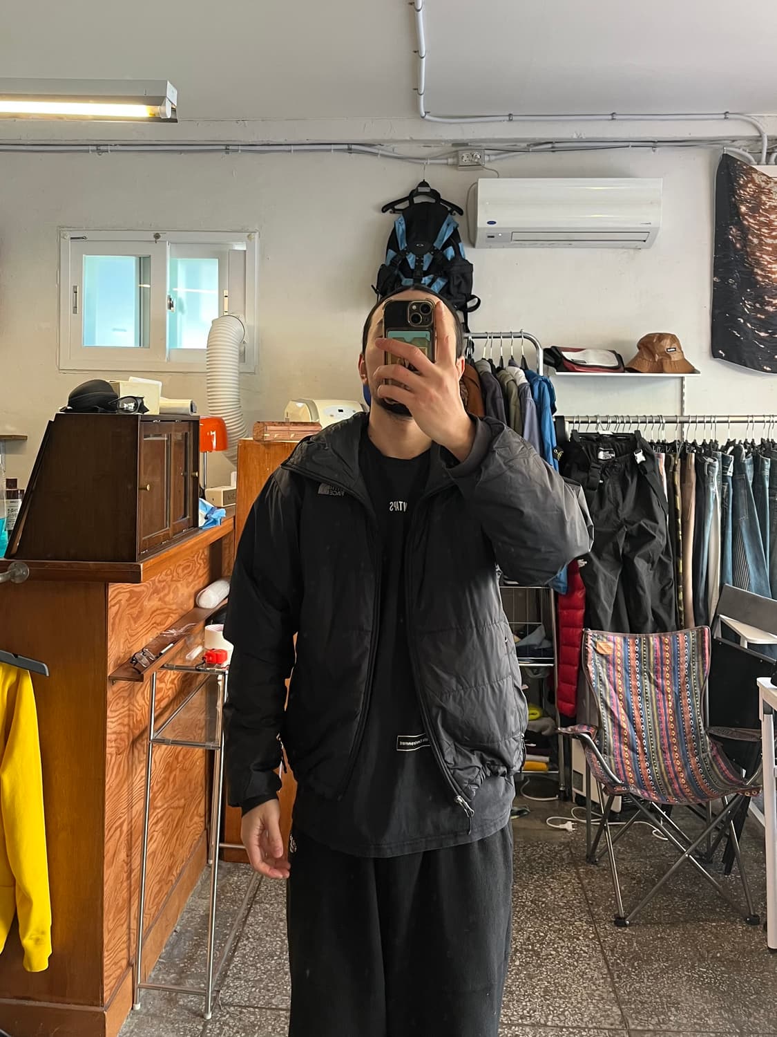 노스페이스 2way 후드 경량패딩  상품이미지3