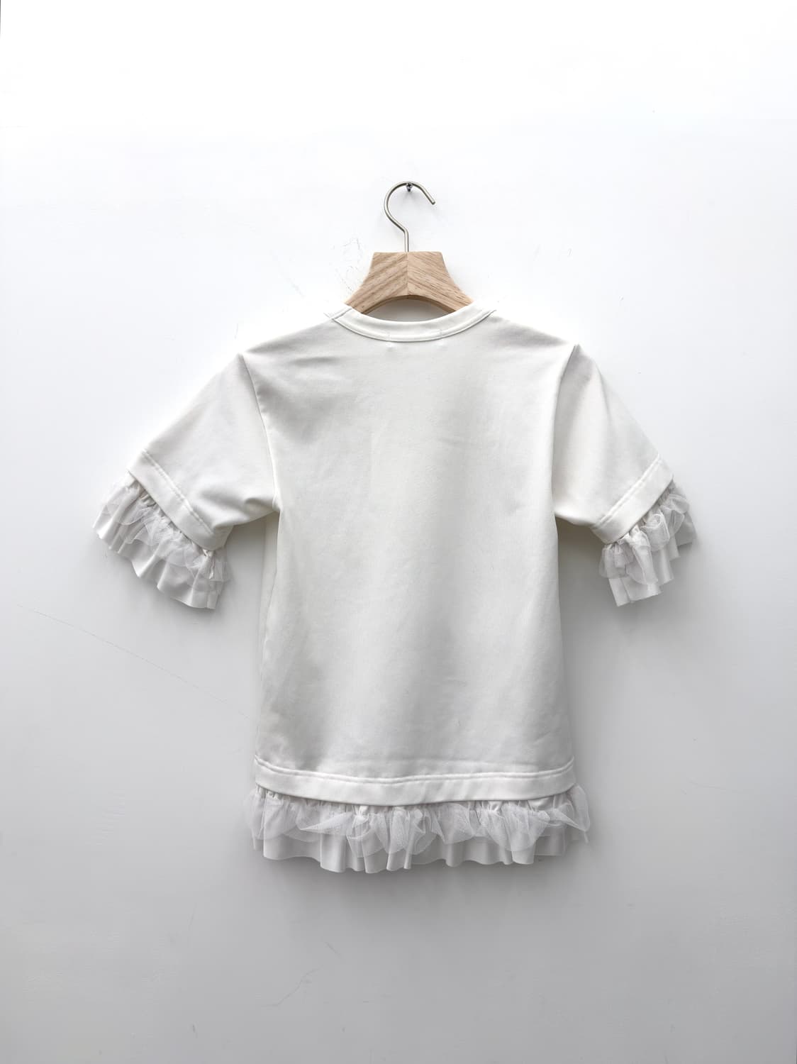FRILL DETAIL SHORT SLEEVE  상품이미지4