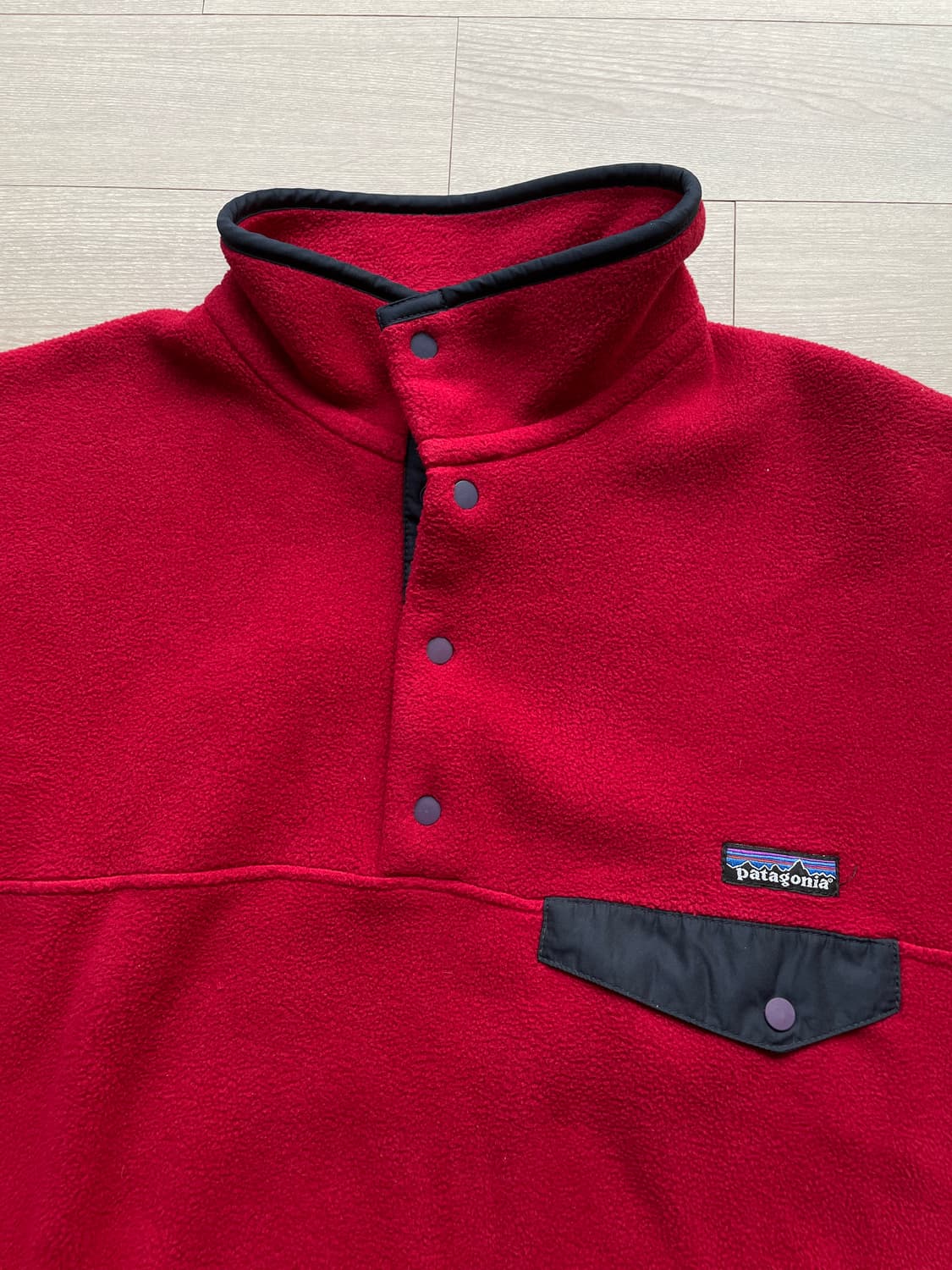 파타고니아 신칠라 레드 블랙 퍼플 상품이미지4