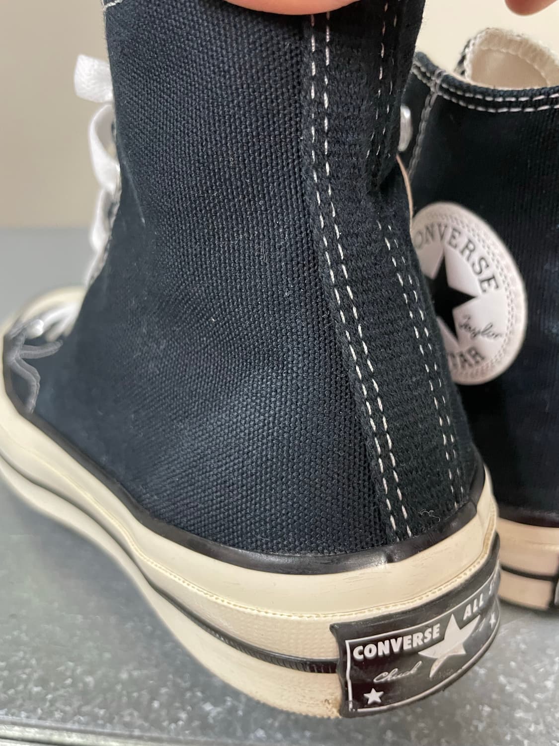 컨버스 척70 하이 블랙 235 상품이미지7