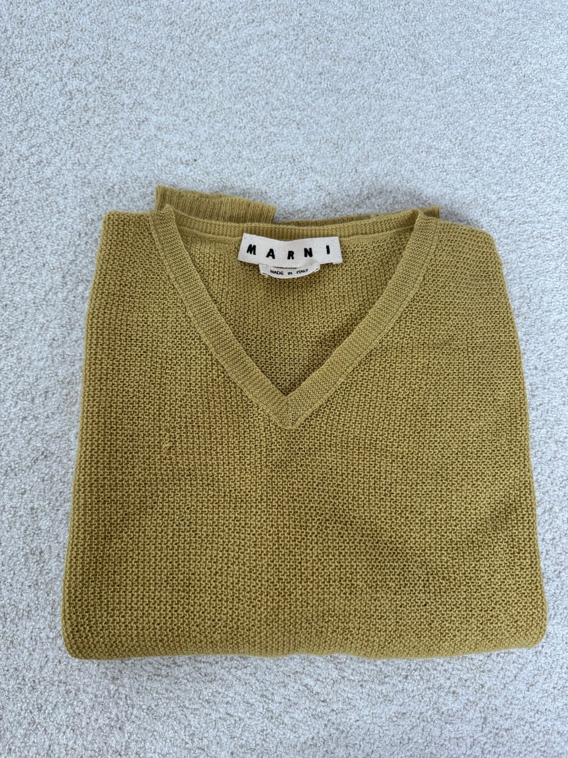 마르니 알파카 울 브이넥 니트 52 상품이미지3