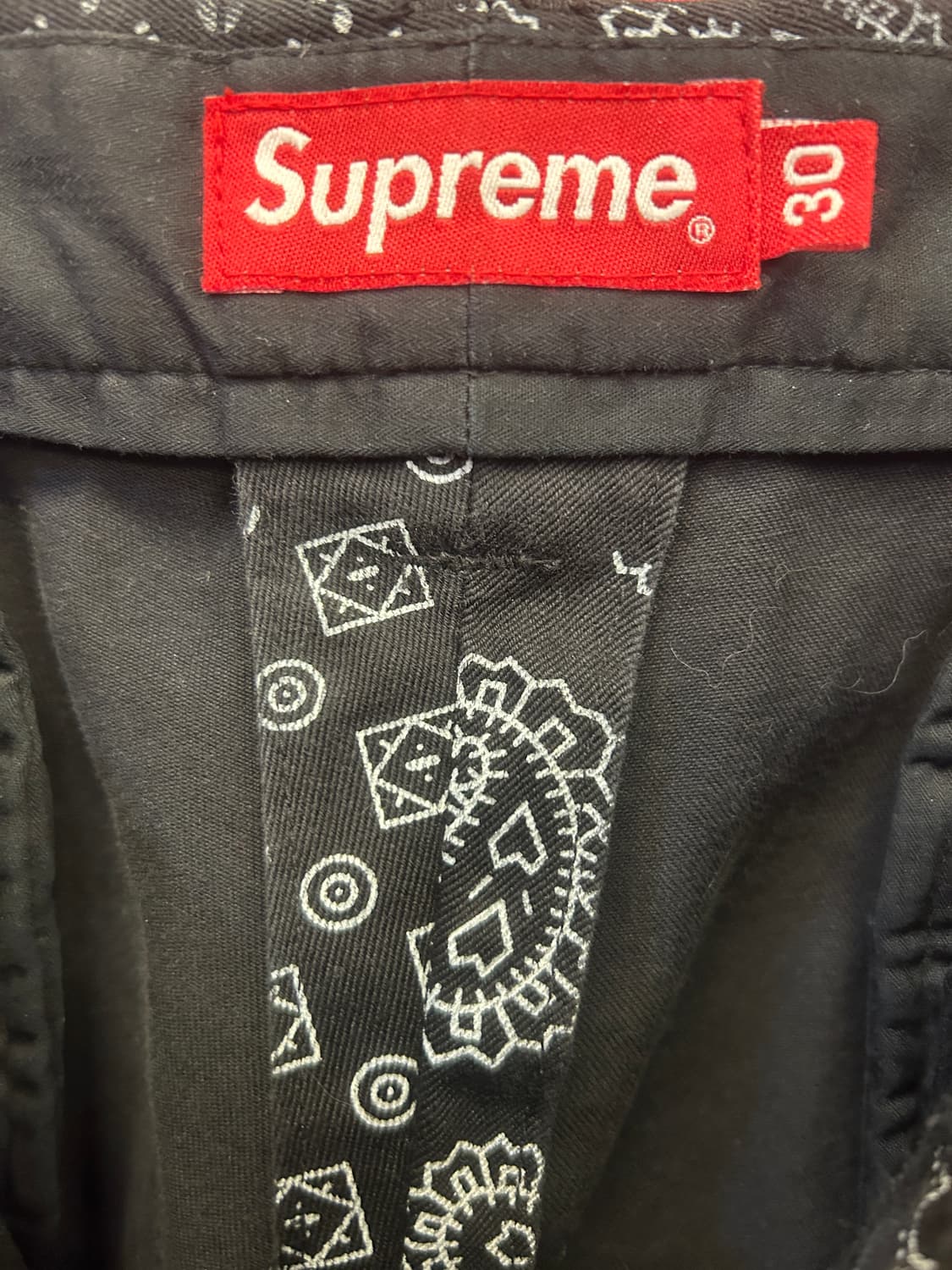 슈프림 반다나 패치워크 팬츠 상품이미지4