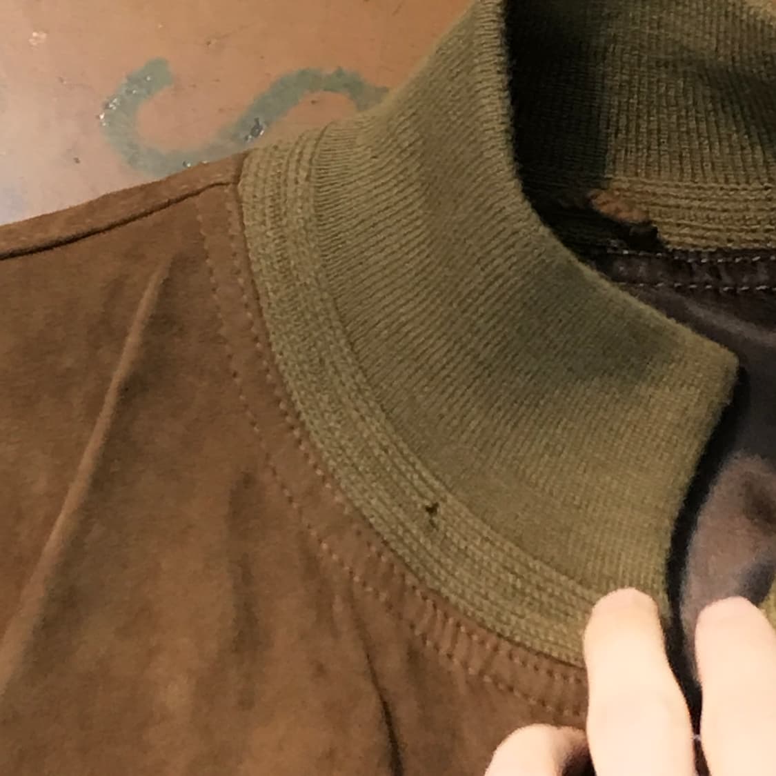 ITALY VTG 브라운 스웨이드 자켓 남성 102 여성 프리사이즈 상품이미지9