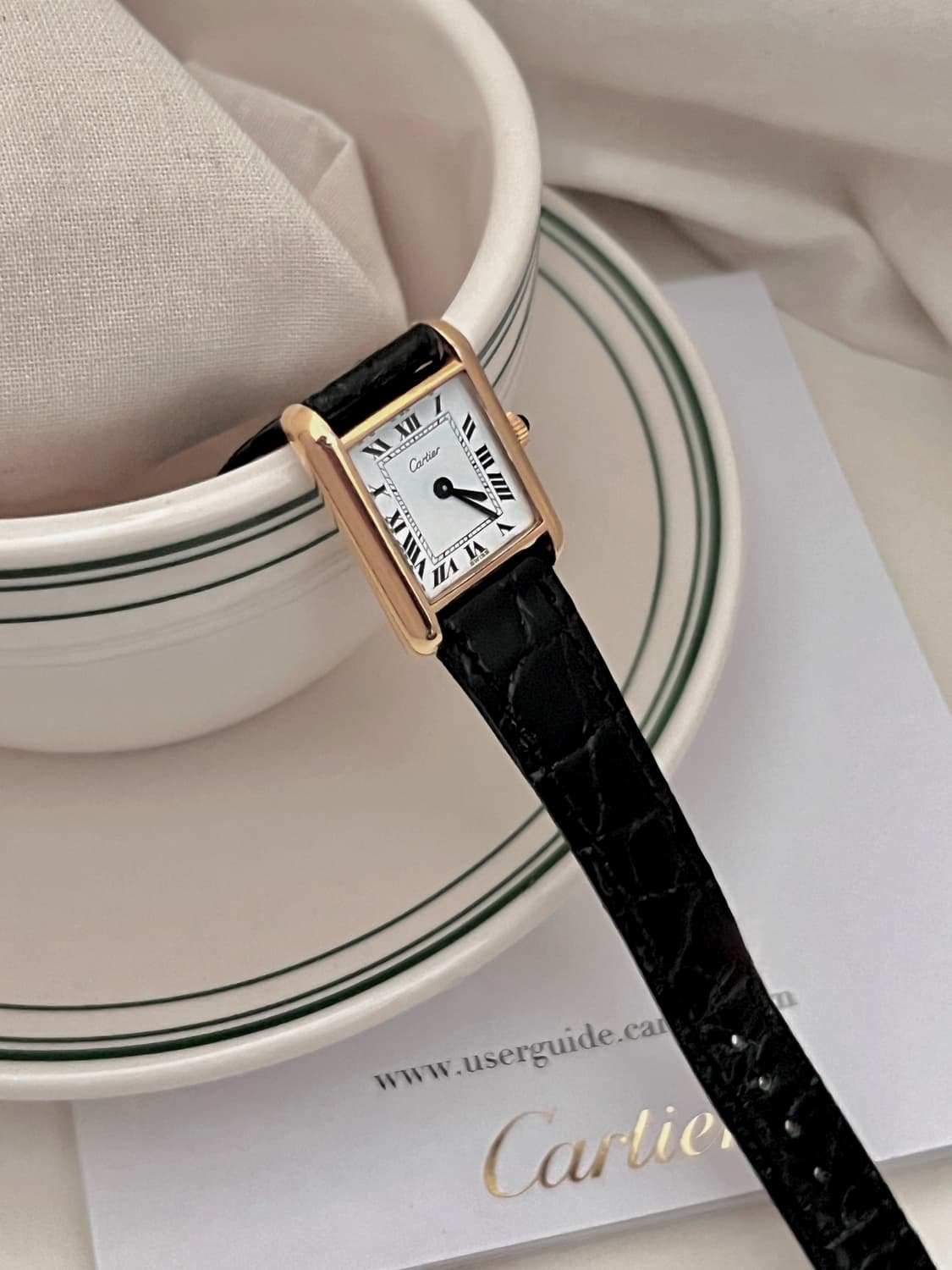 까르띠에 탱크 스몰 빈티지 여성 시계 / 정품감정.케어 상품이미지6