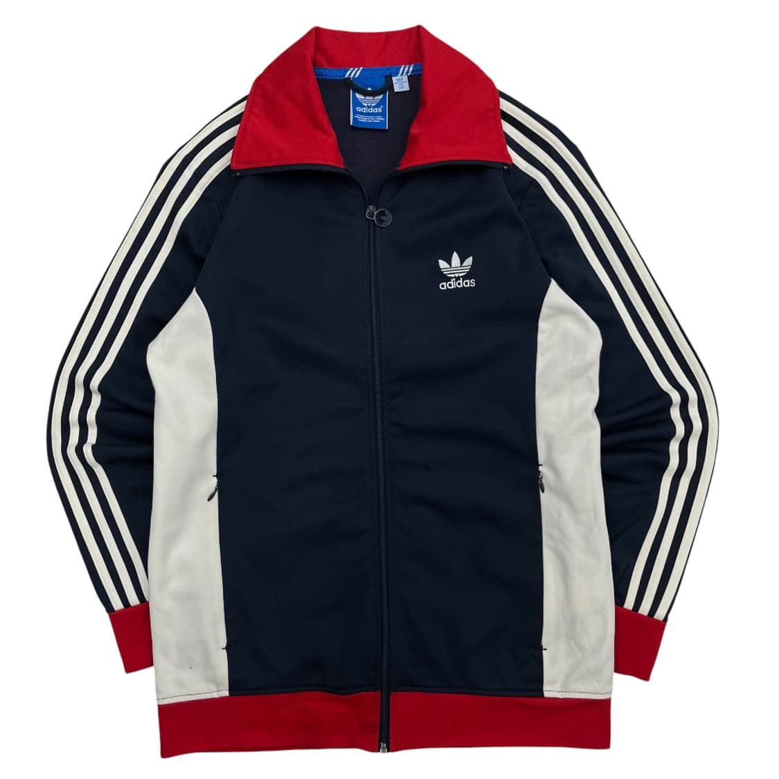 아디다스 유로파 레드 배색 네이비 트랙탑 110 상품이미지3