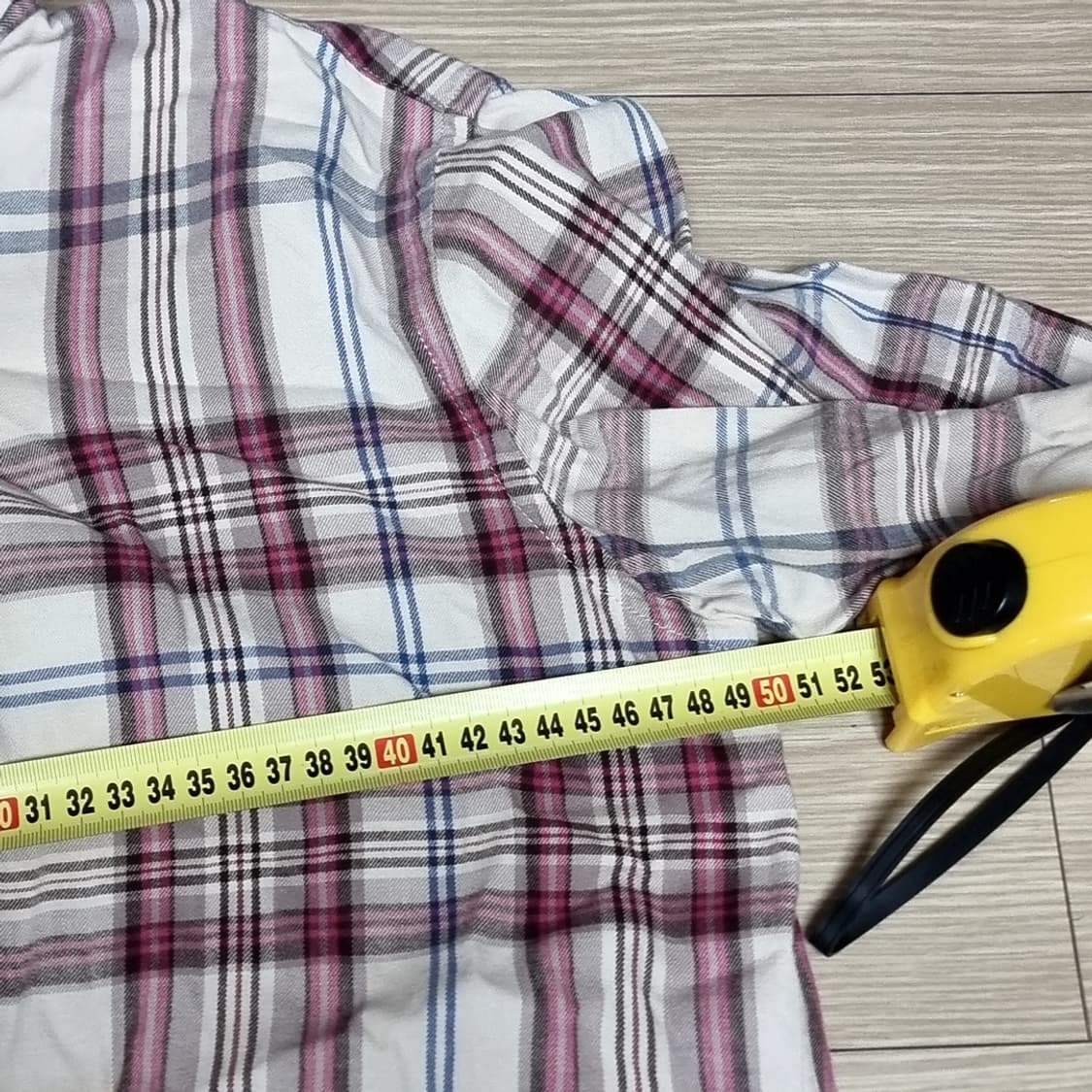 헨리코튼 화이트/핑크 체크 셔츠 남방(95) 상품이미지9