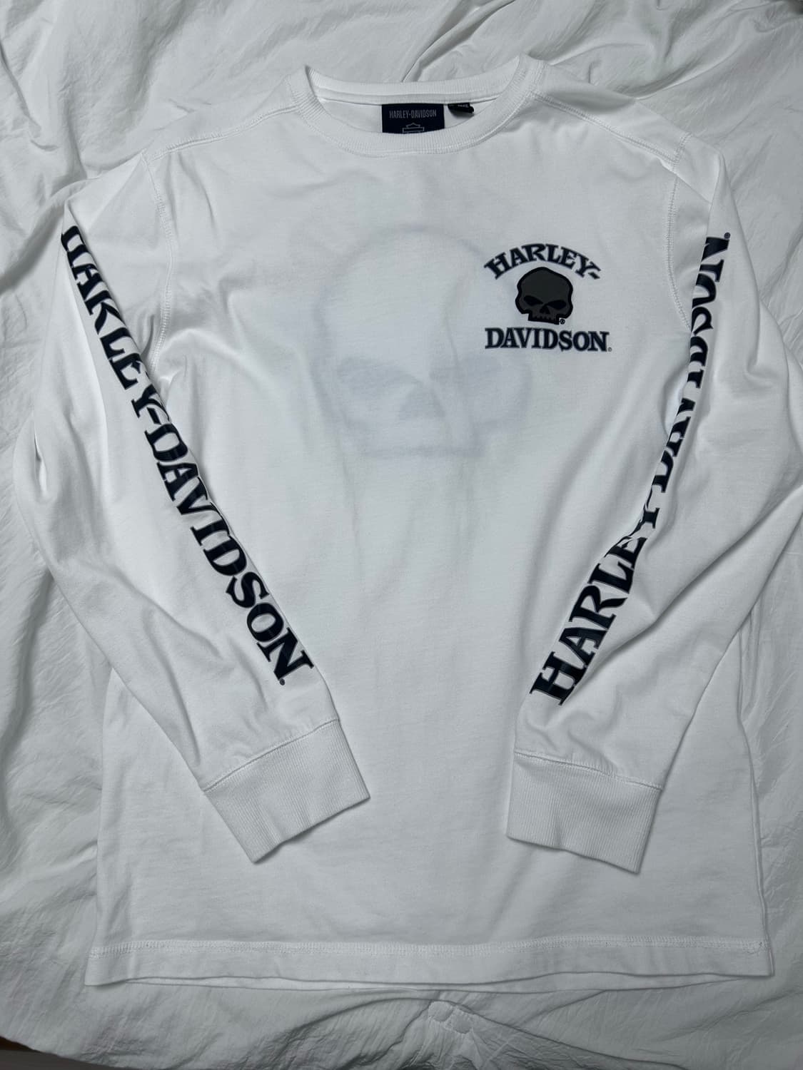 Harley Davidson skull long sleeve 상품이미지2
