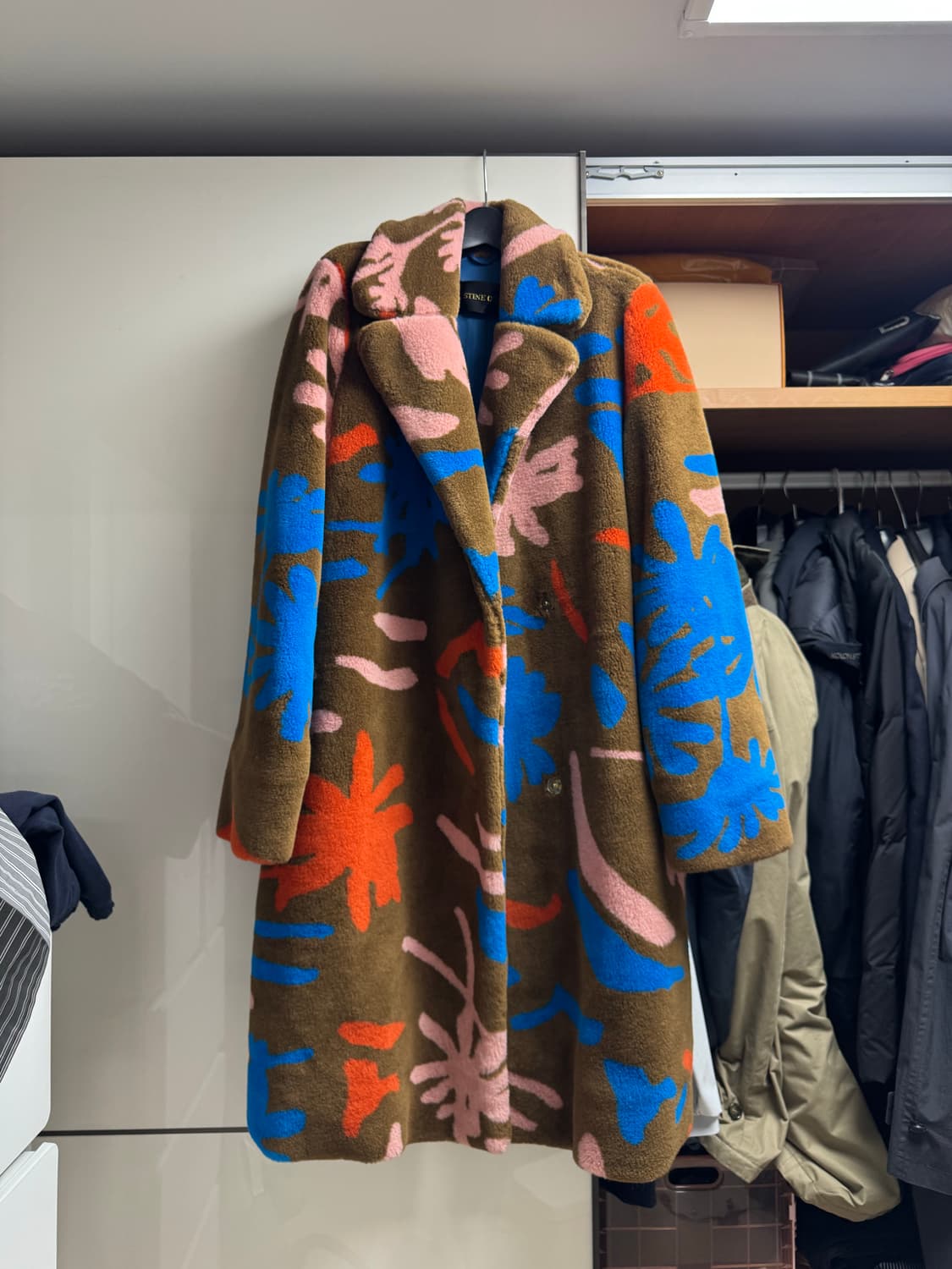 Stine Goya 쟈카드 시어링 코트 55추천 상품이미지4