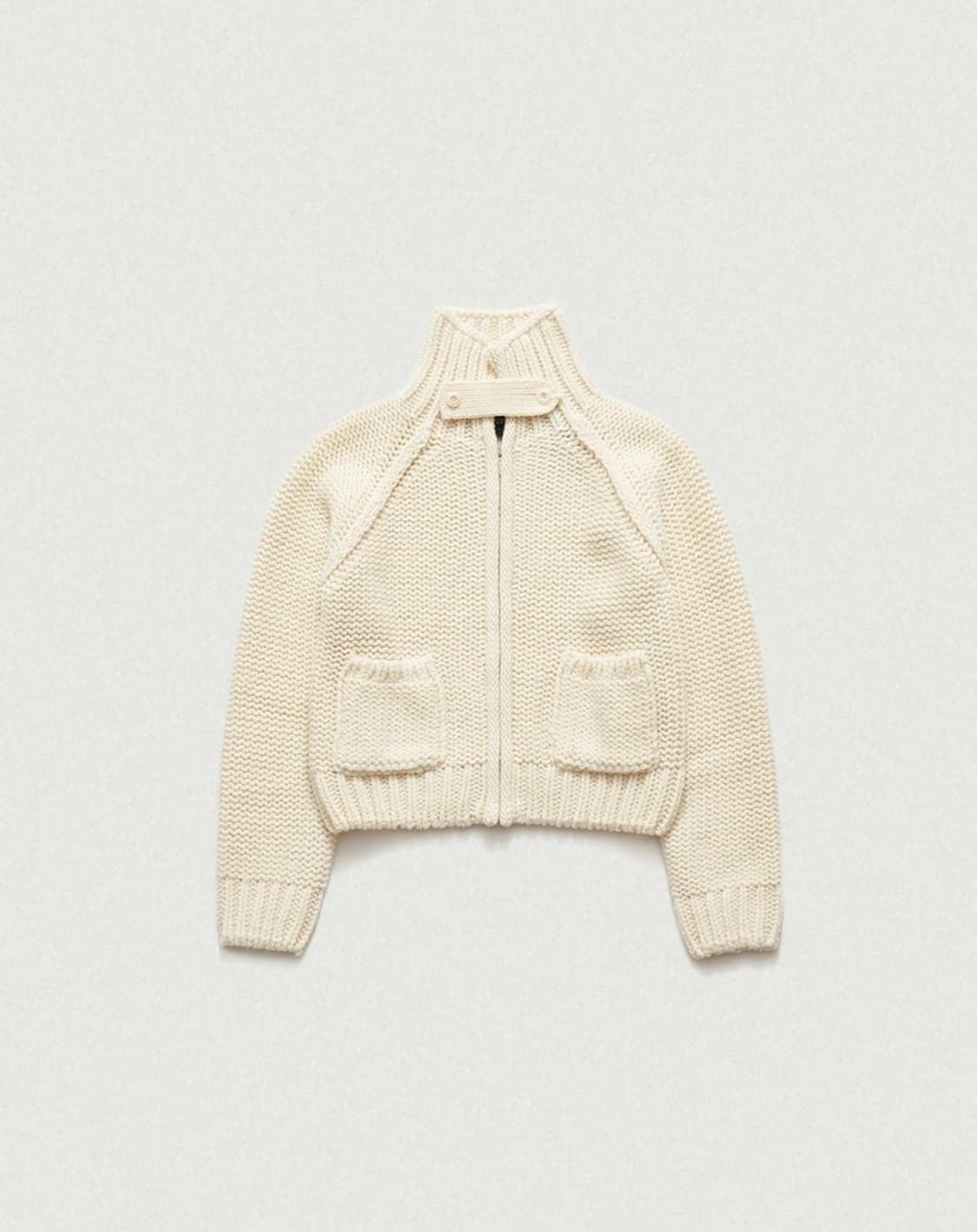 더바넷 소프 니트집업 상품이미지1