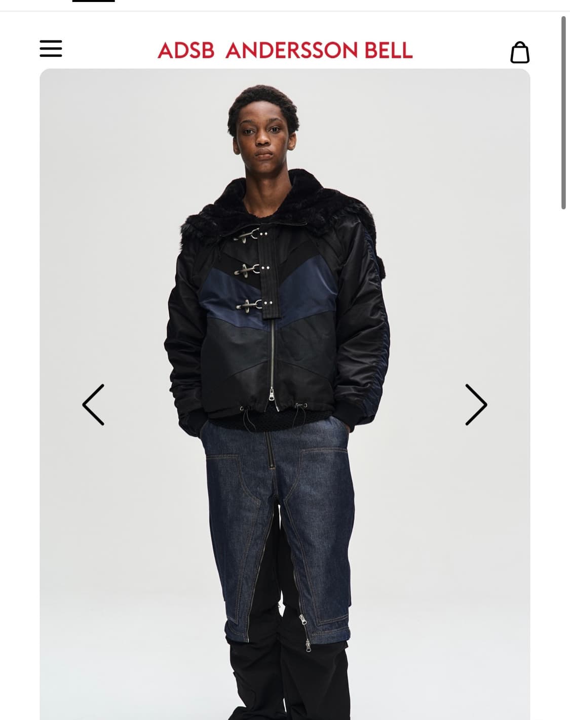 앤더슨벨 노르웨지안 N2B 점퍼 블랙 상품이미지2