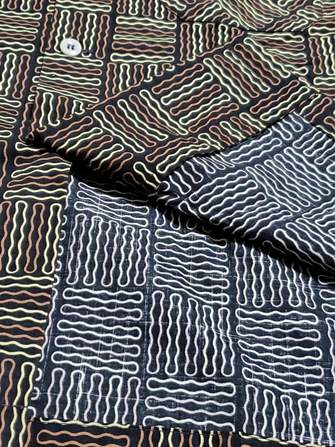 타임원클로딩 부처프로덕츠 지오메트릭 셔츠  15 엣라코 엣라스트 상품이미지5