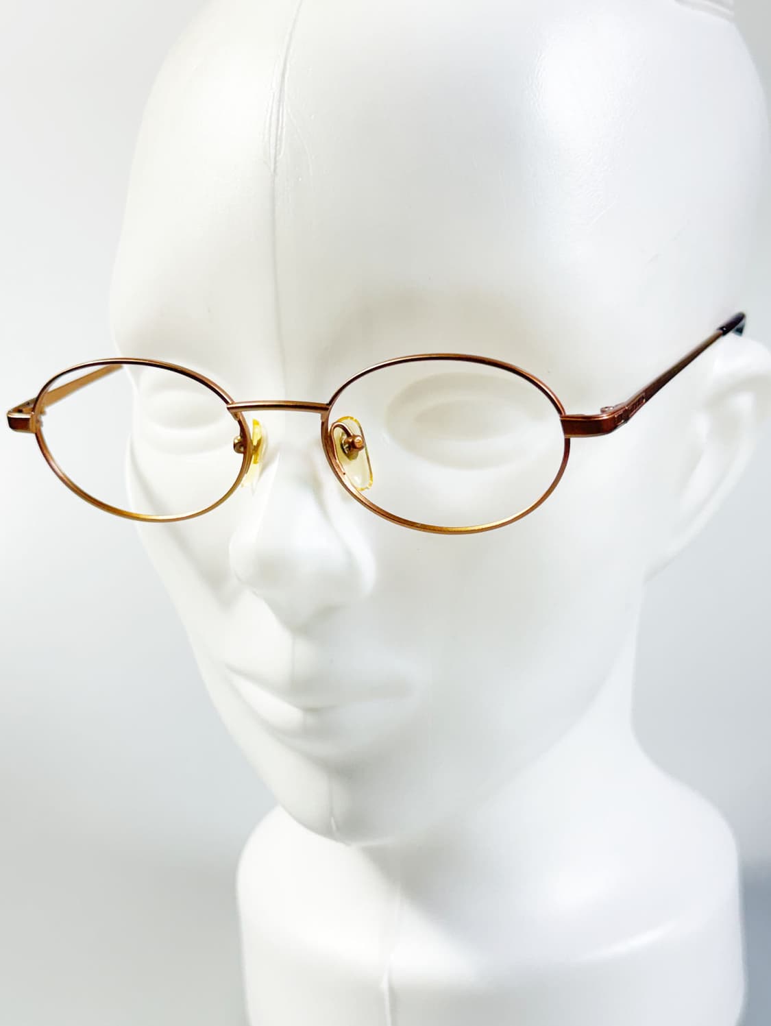 90s BARHOMAN 브론즈 슬림 오벌 메탈 프레임 빈티지 안경 상품이미지8