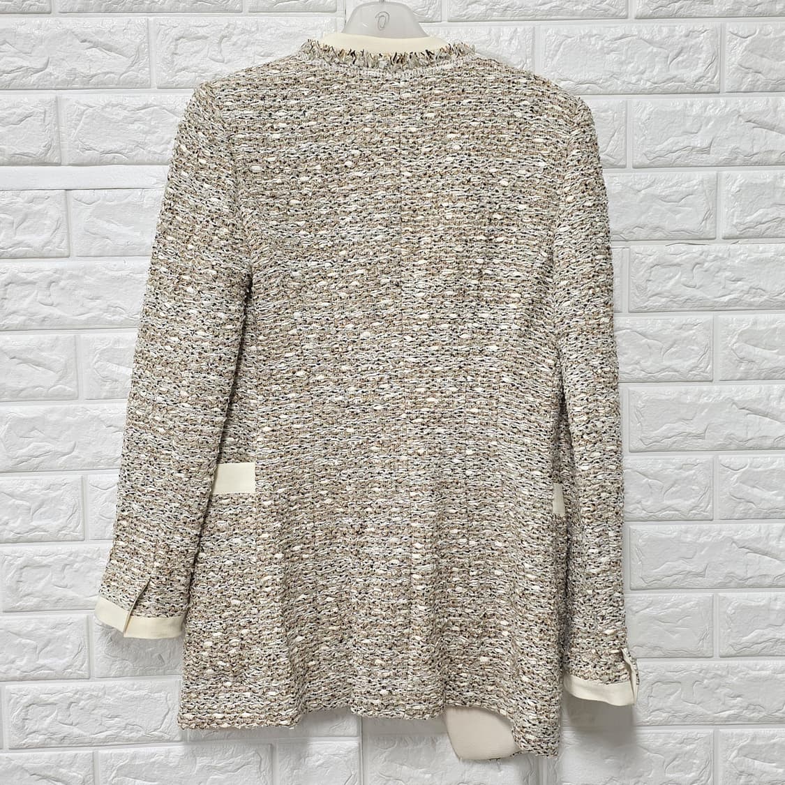 택포// 미샤 트위드 롱 자켓 M 상품이미지4