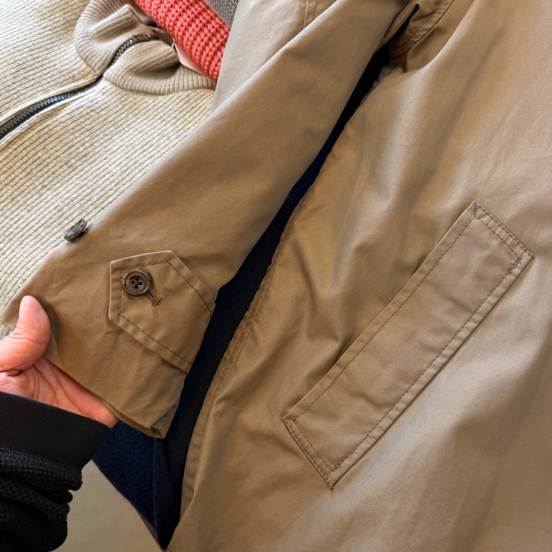 빔즈 플러스 카키 브라운 맥코트 M L 상품이미지5