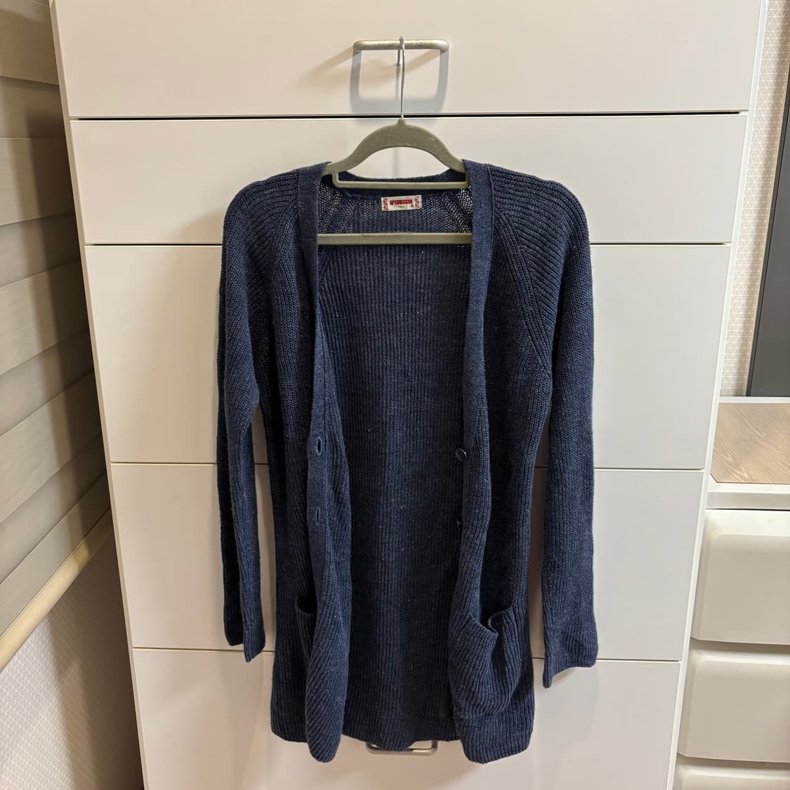 McGregor 린넨 100% 네이비 가디건 상품이미지3