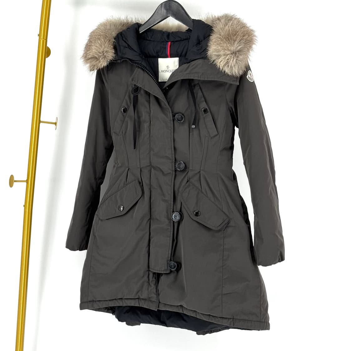 [2사이즈] 몽클레어 아리에뜨 폭스 퍼 패딩 후드 점퍼 상품이미지1