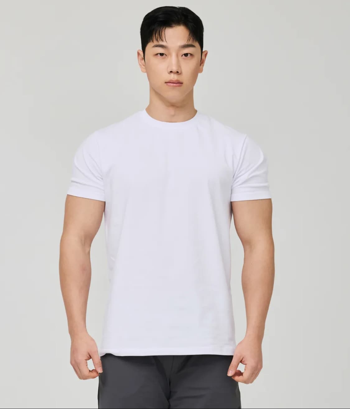 허그본 머슬핏 반팔 M 상품이미지1