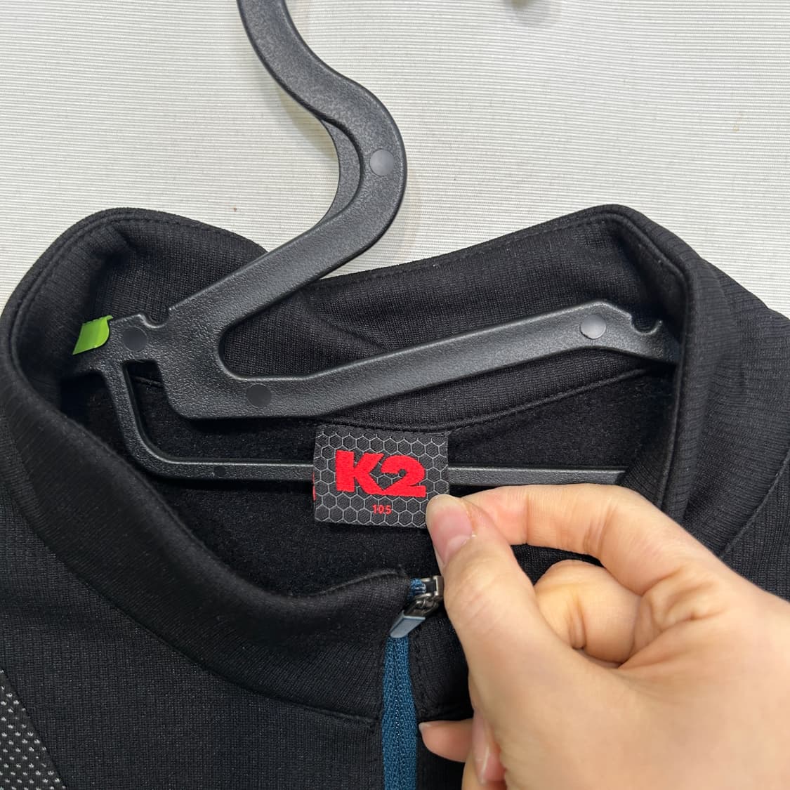 K2 남성 기모 반집업 티셔츠 105 상품이미지2