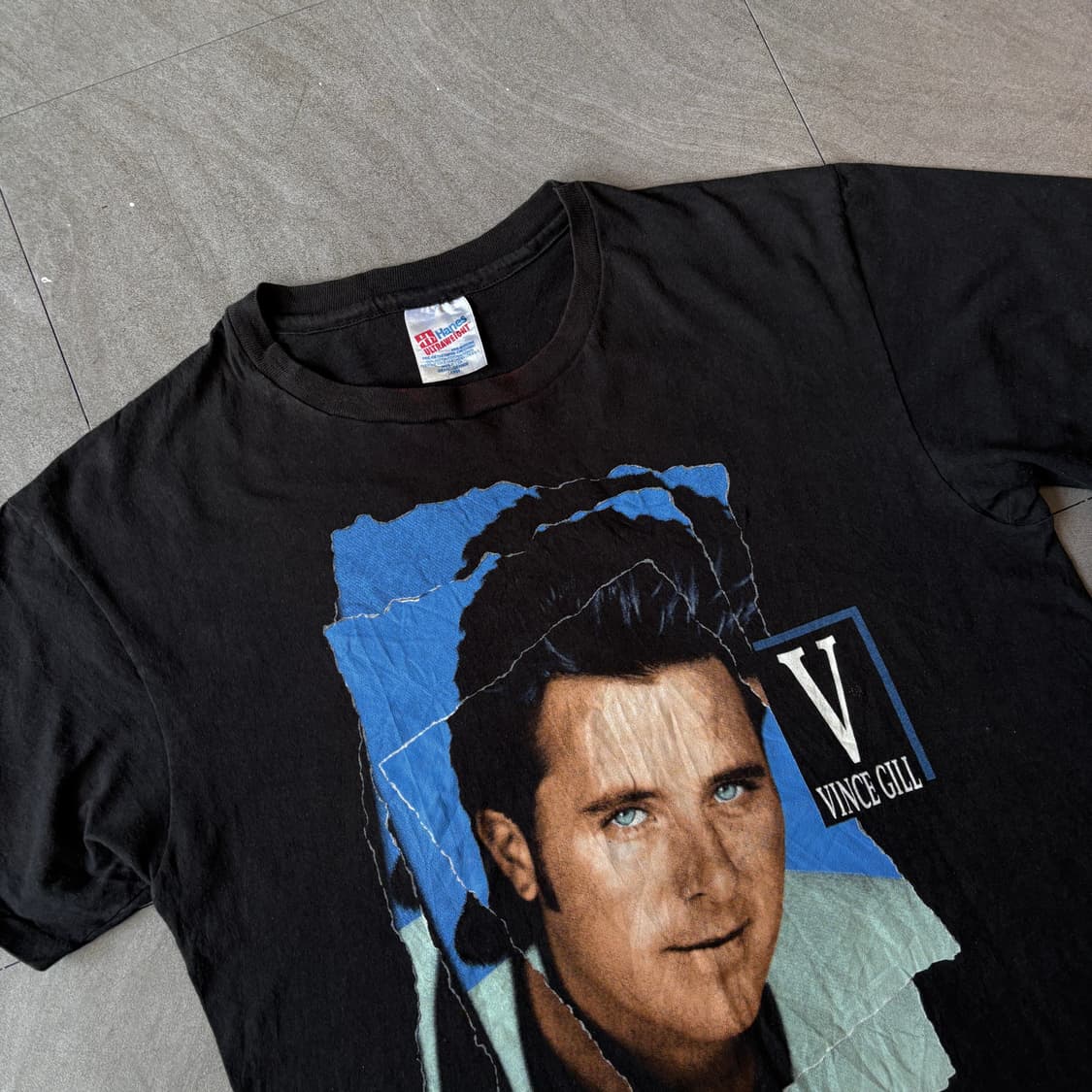 90s 92년 Vince Gill 투어 빈티지 티셔츠 반팔 티셔츠 반팔티 상품이미지2