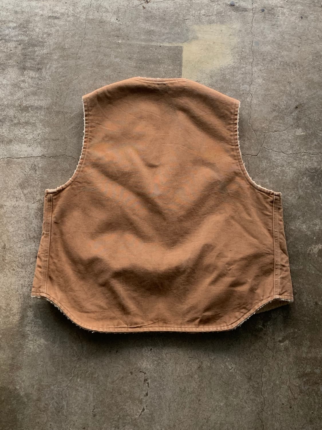 80s 칼하트 쉐르파 베스트 브라운 상품이미지6