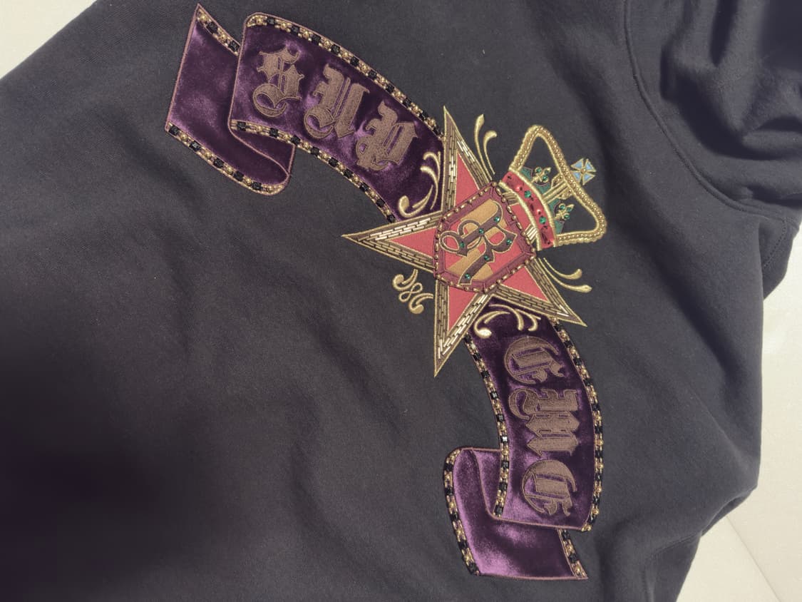 슈프림 크레스트 집업 후드 스웨트셔츠 블랙 - 25SS L 상품이미지5