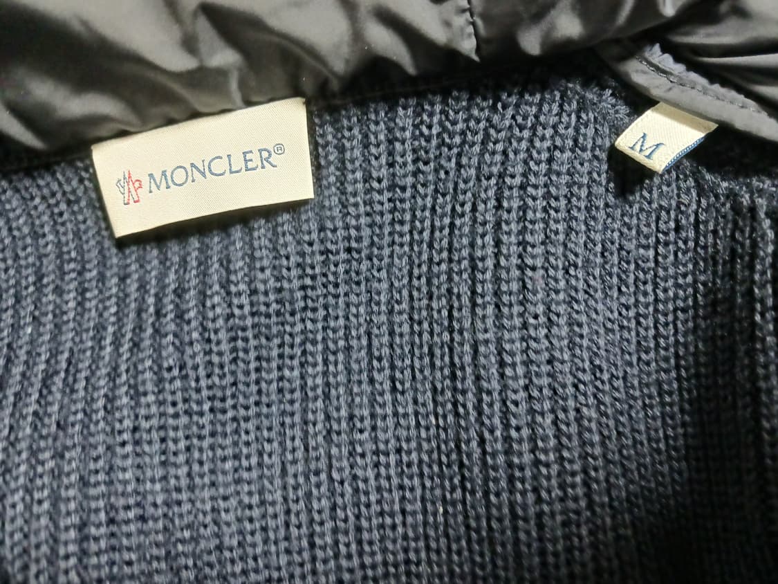 [정품] 백화점판 몽클레어 니트패딩 집업 울 가디건 상품이미지4
