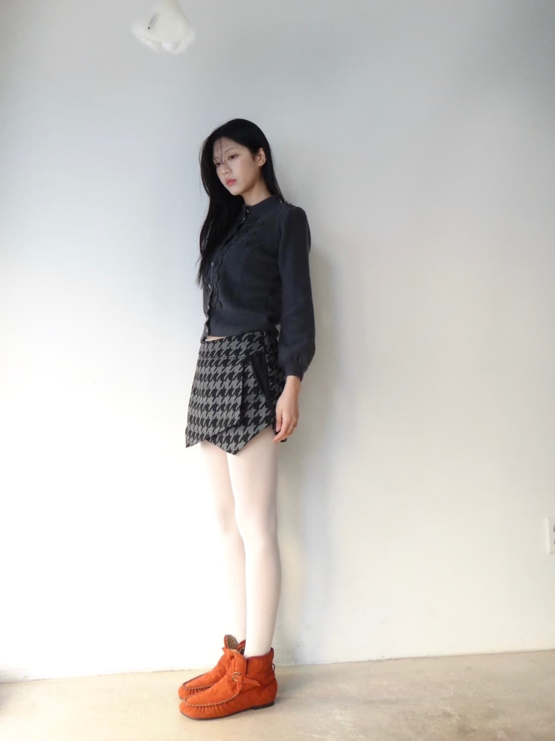 Embroidery shoulder epaulet point knit 상품이미지1