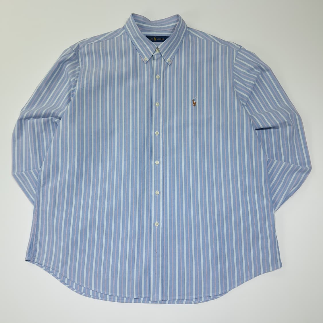 CL672 2XL 폴로 00s  멀티스트라이프 블루 셔츠 남방 상품이미지1