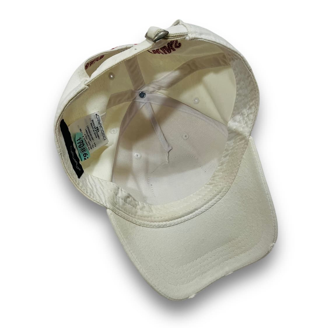 디스퀘어드2 하와이 서퍼맨 빈티지 화이트 볼캡 상품이미지6