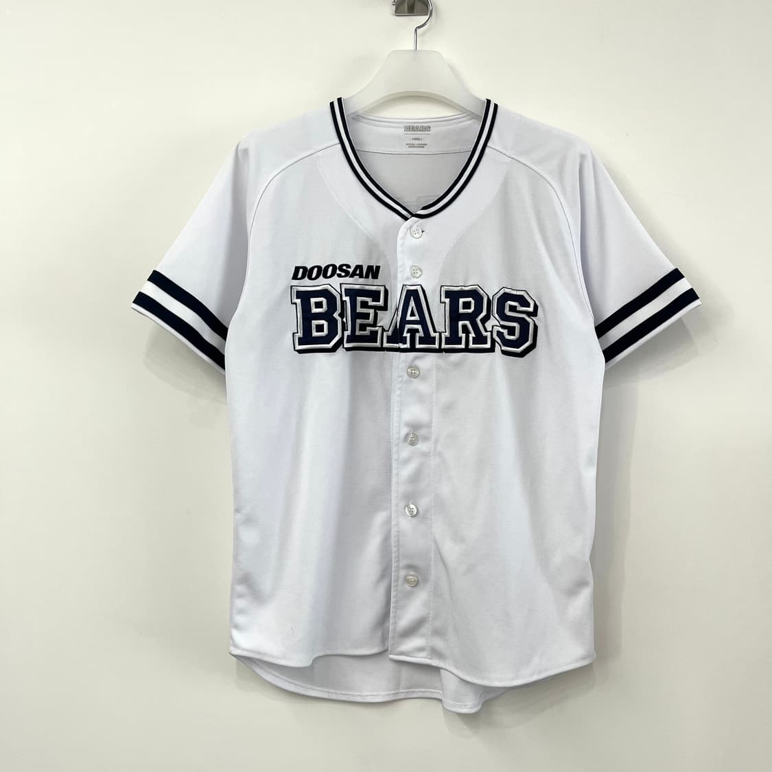 두산베어스 허경민 마킹 레트로 홈 유니폼 상품이미지2