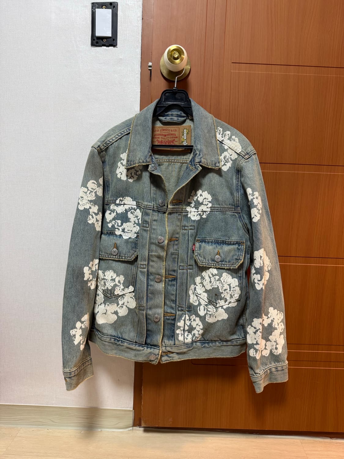 데님 티어스 더티 워시 리쓰 타입 자켓 상품이미지1