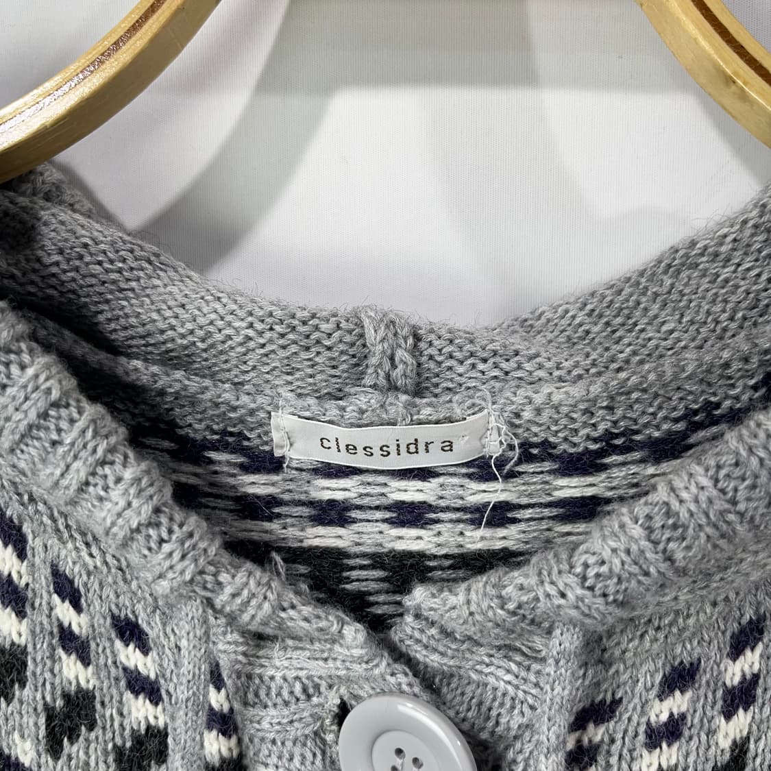 [Clessidra] 빈티지 모리걸 폼폼 후드 케이프 상품이미지5