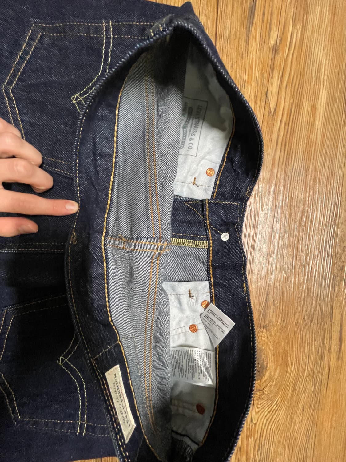 (새상품) 568 루즈 스트레이트 진_29037-0078 32-32  상품이미지6