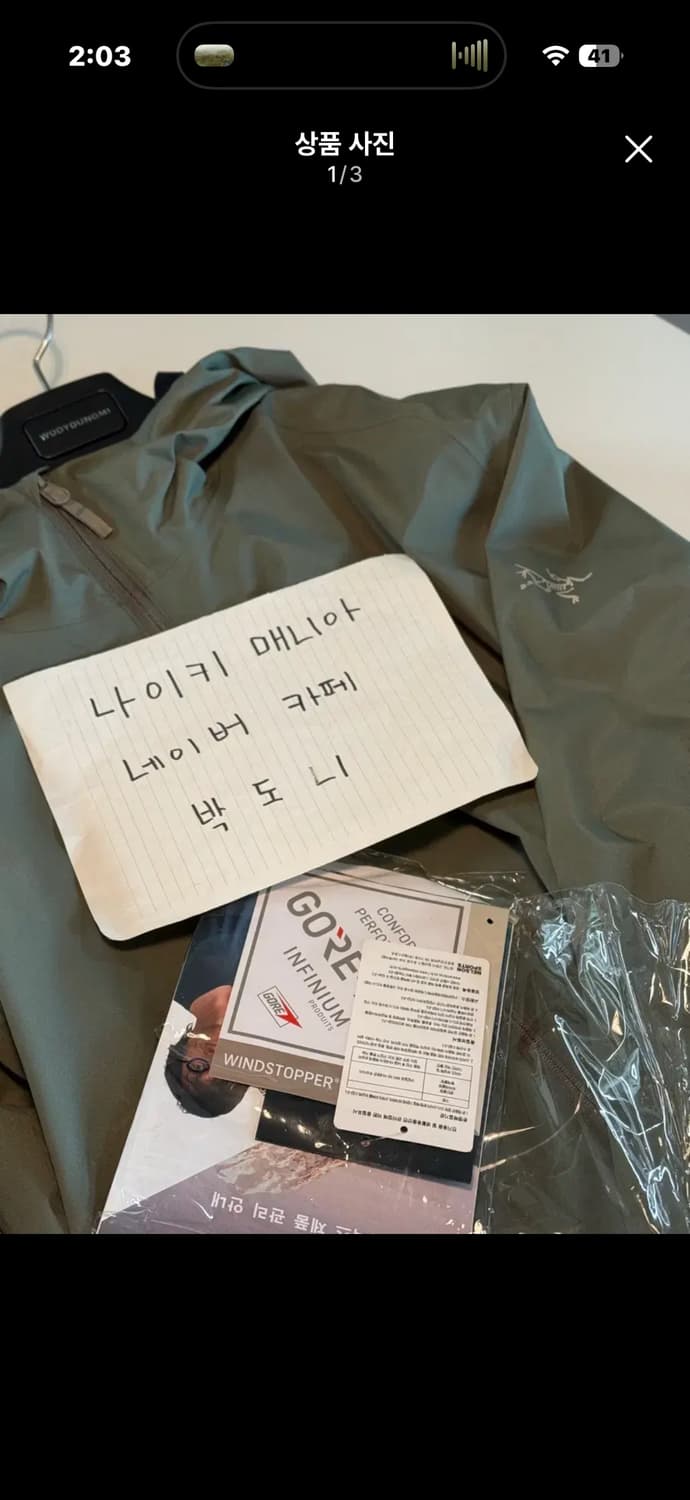 [L] 아크테릭스 솔라노 후디 포리지  상품이미지1