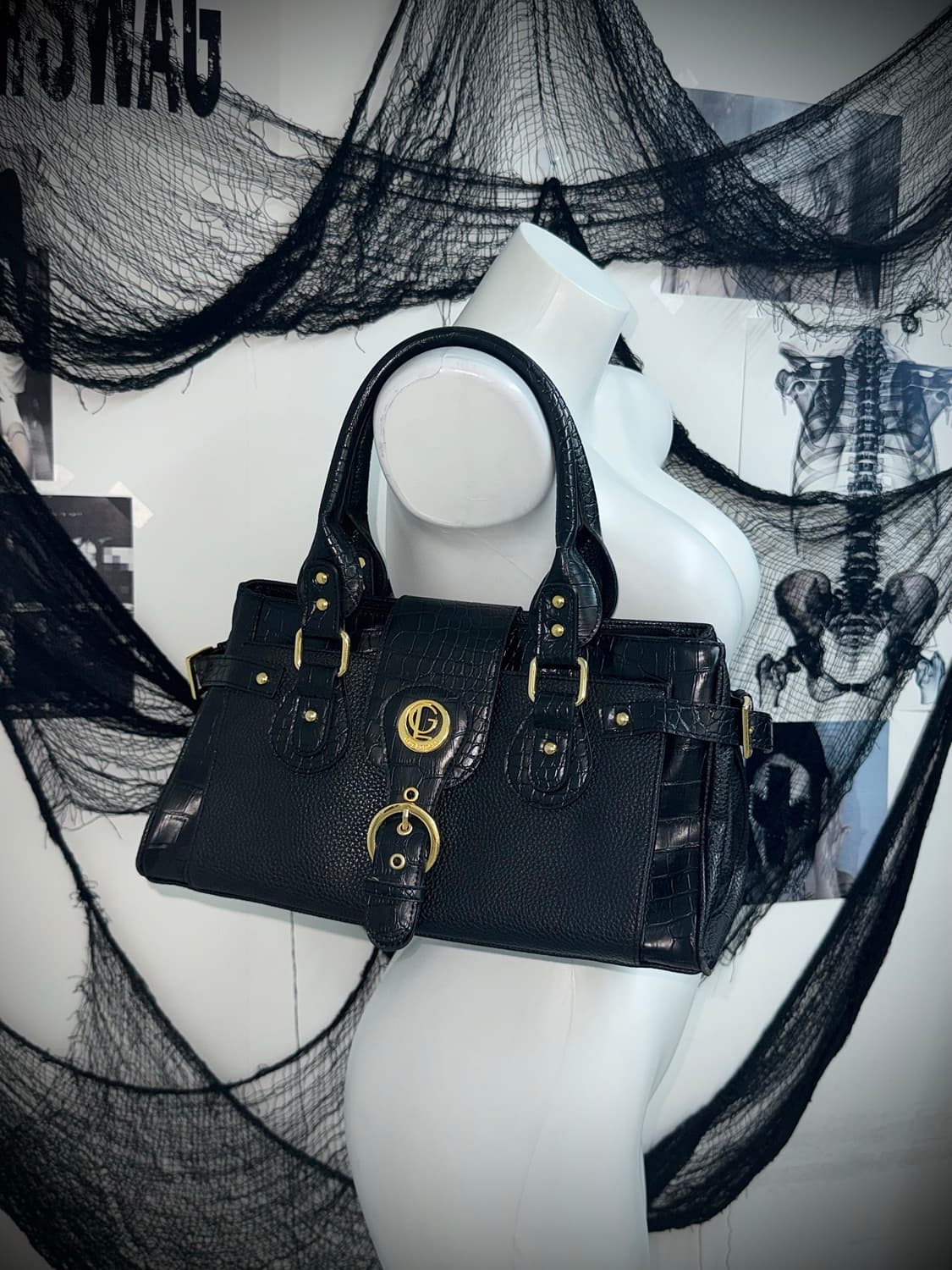 00s leather detailed bag 상품이미지5