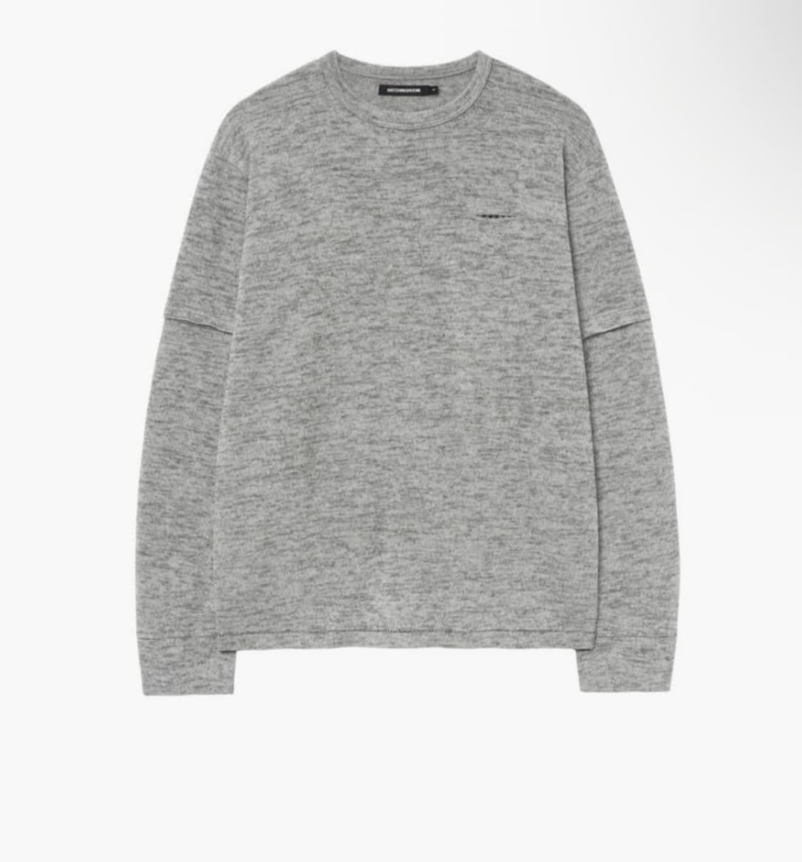 해칭룸 레이어 커프스 티 그레이 3사이즈 상품이미지1