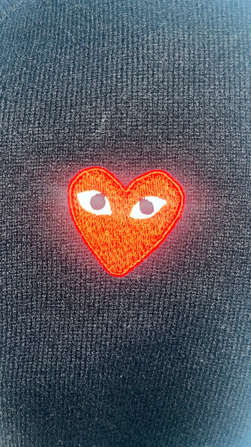 꼼데가르송 블랙 가디건 s 상품이미지4