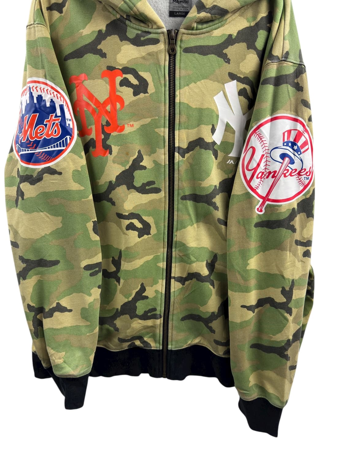 마제스틱 양키즈 샘플 카모 후드집업1236 상품이미지4