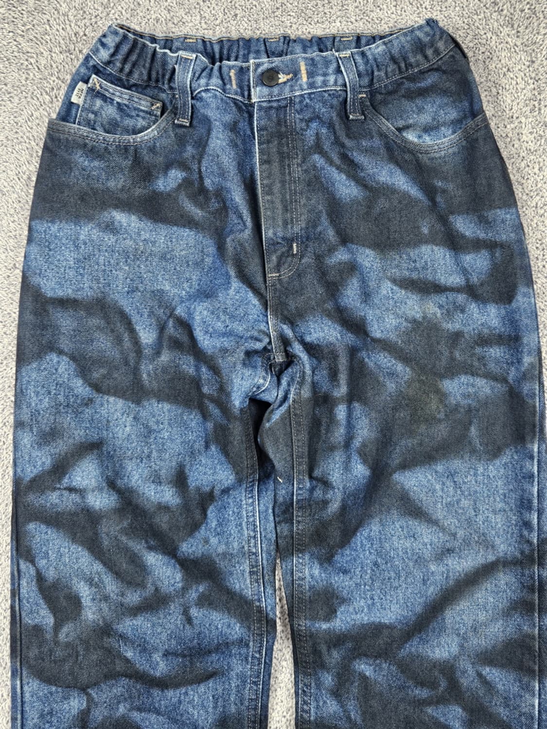 칼하트FR 밴딩 다잉워시드커스텀 워크데님 팬츠  (38X32)/10279 상품이미지5