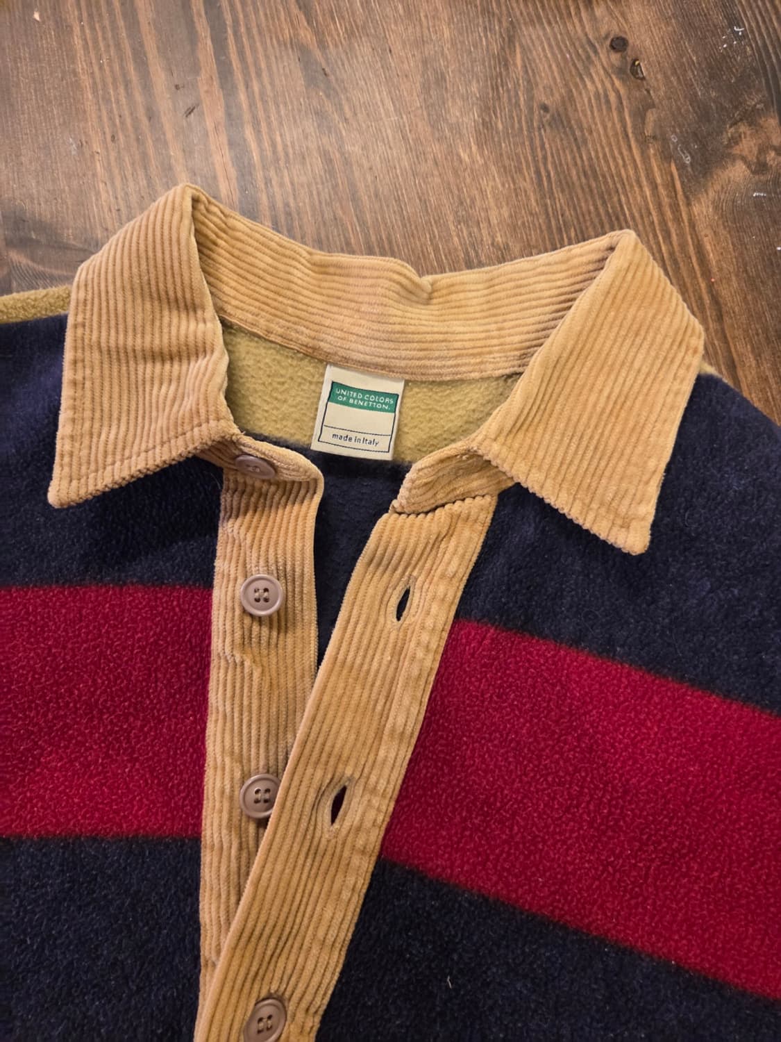 90'S 올드 베네통 럭비티셔츠  상품이미지5