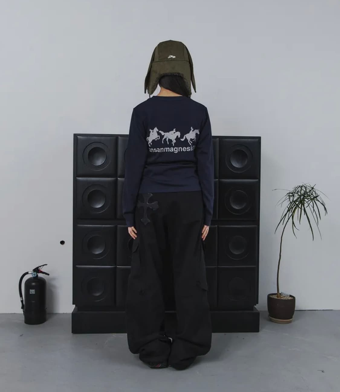 탄산마그네슘 홀스 래빗 롱슬리브 (네이비) 상품이미지1