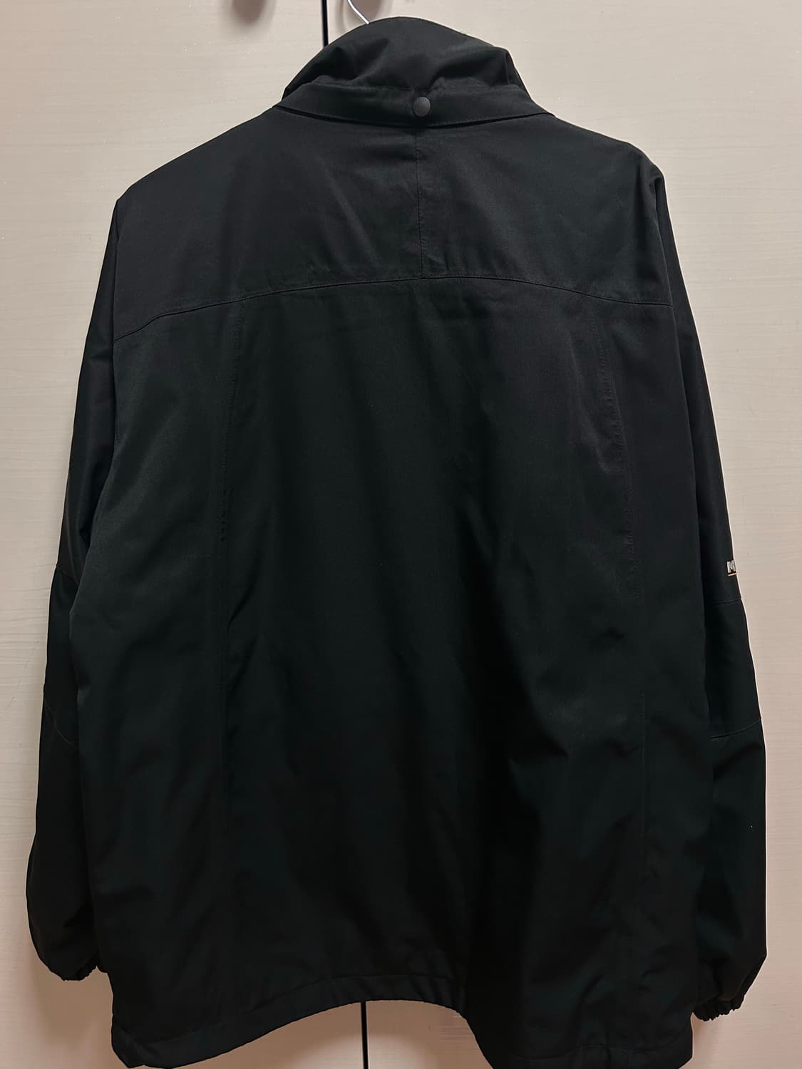 밀레 남성 블랙 바람막이 자켓 100 상품이미지3