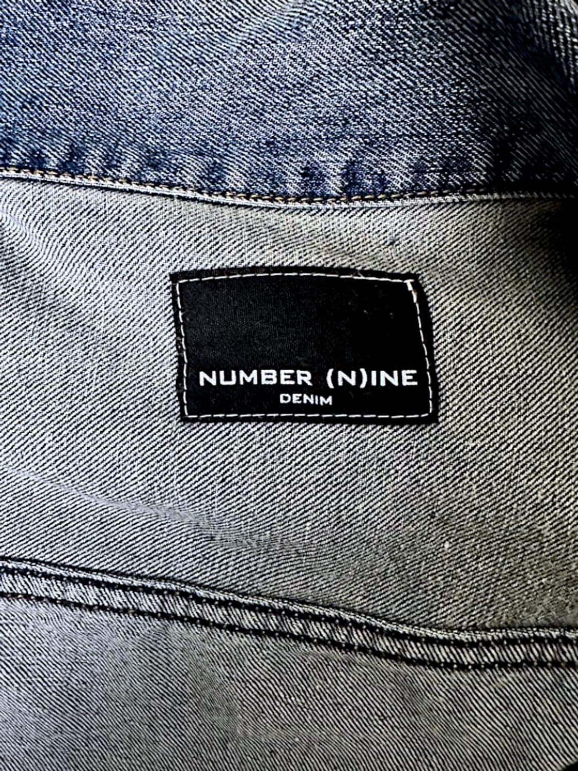 넘버나인 워시드 데님 g쟌 자켓 M 상품이미지3