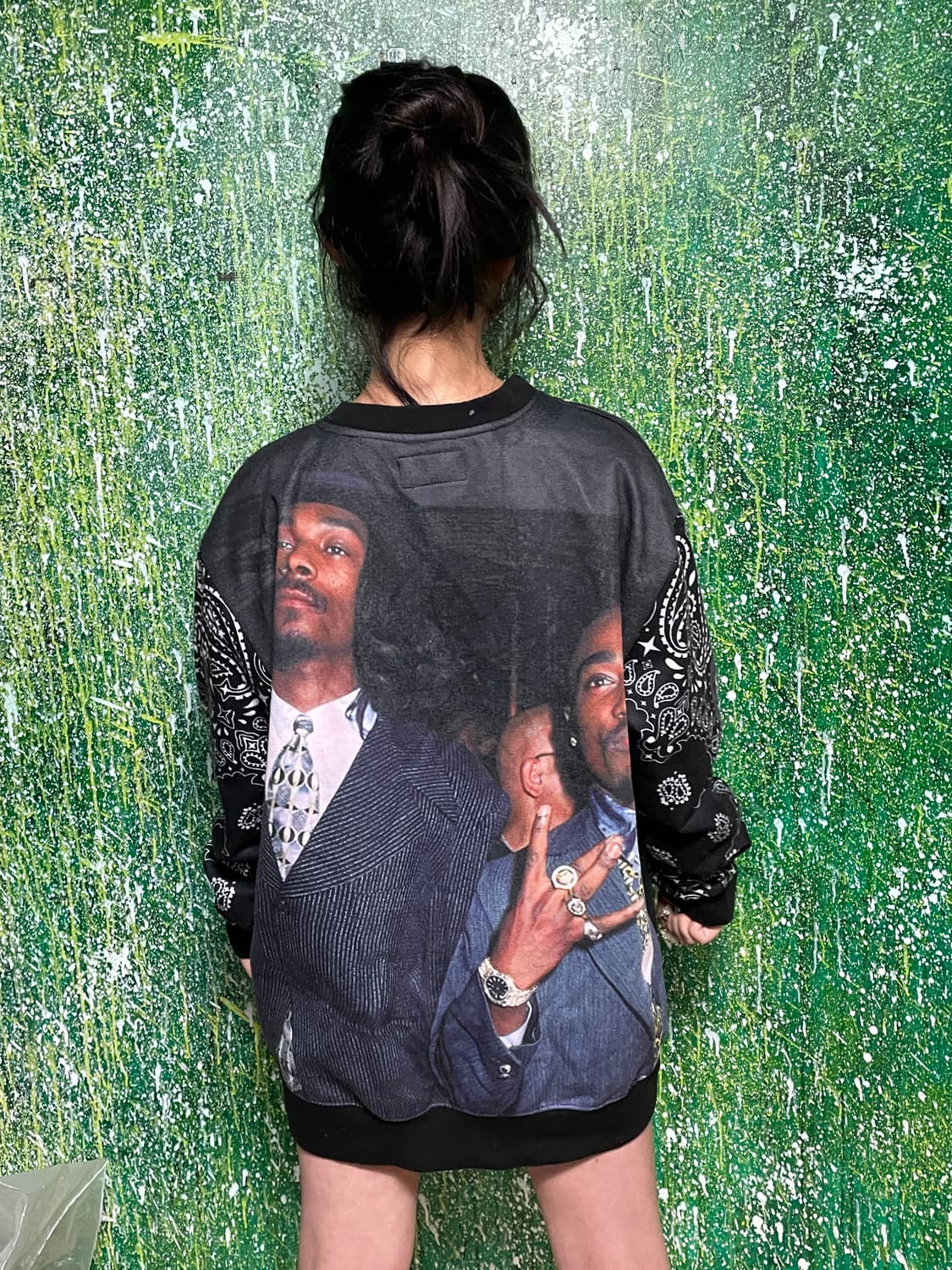 스눕독 올드스쿨 힙합 빈티지 맨투맨 스웻셔츠 2XL 상품이미지2